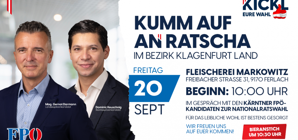 Klagenfurt Land – „Kumm auf an Ratscha“