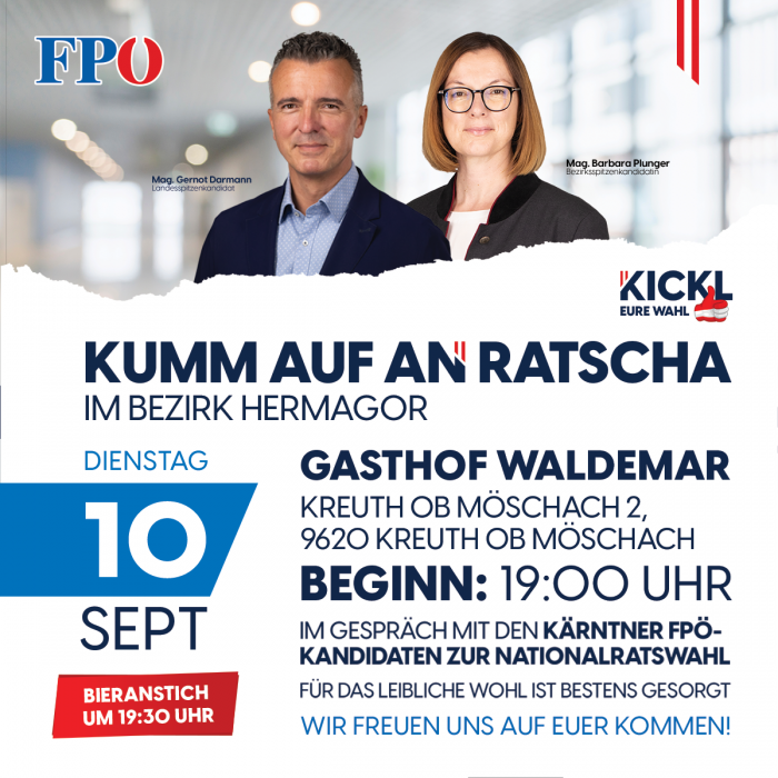 Feldkirchen – „Kumm auf an Ratscha“